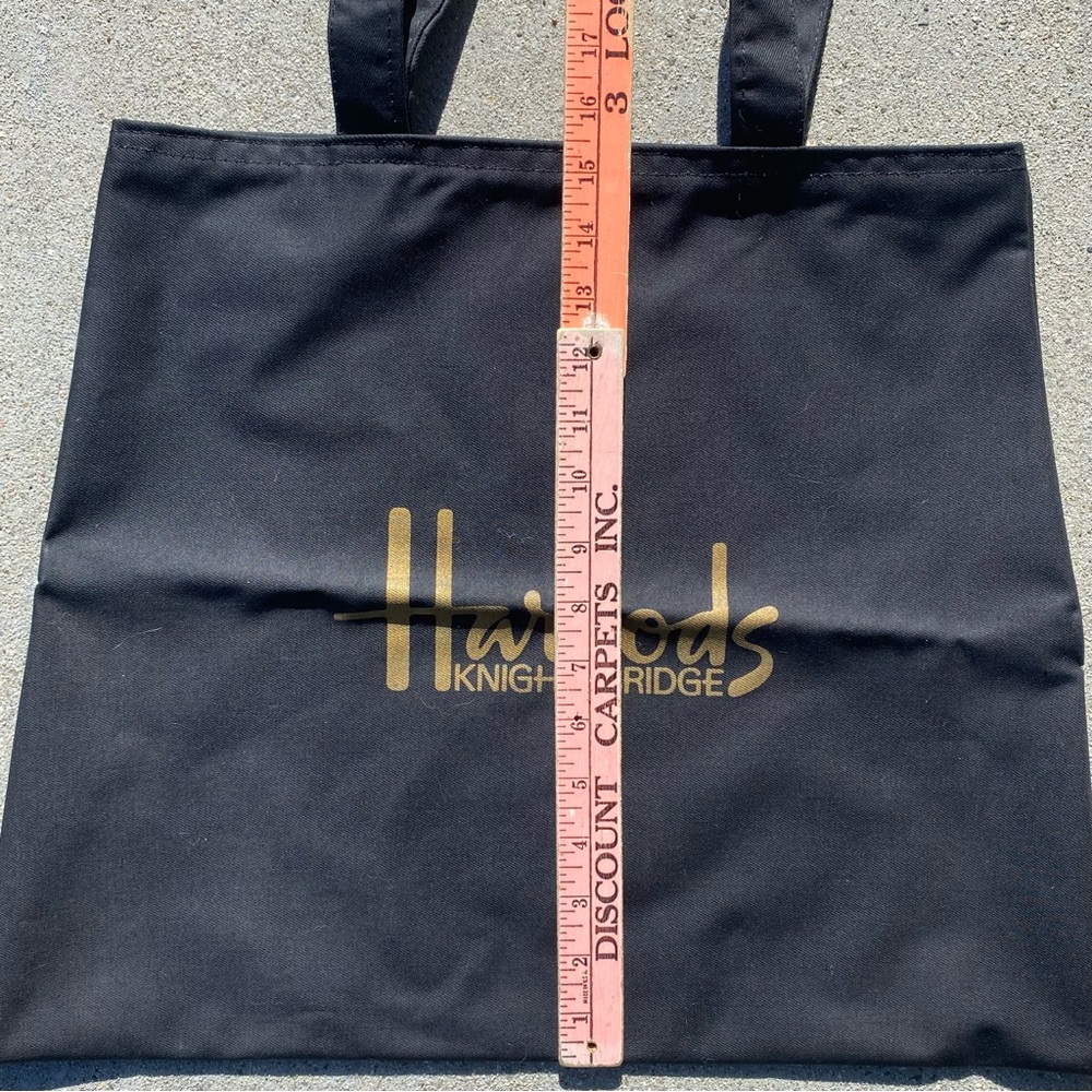 Harrods Knightsbridge Tote Bag and Coin Purse / Makeup Pouch - Picture 6 of 12